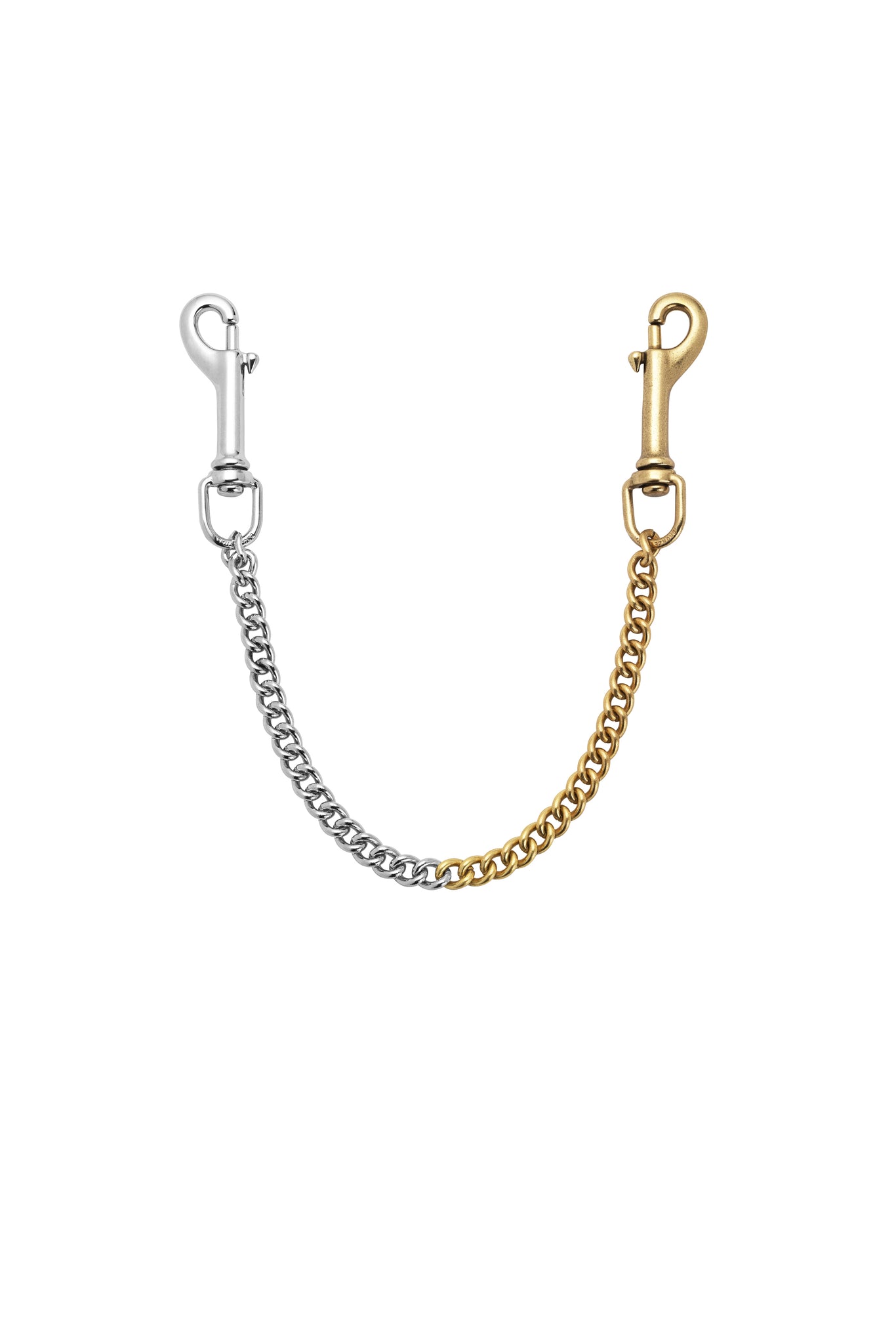 Mixed Metal Chain with Pavé Clasp – Devon Road Jewelry